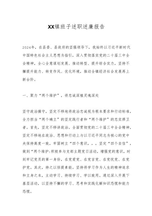 述职报告：20241125镇班子述职述廉报告.docx