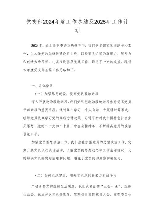 2024年度党建工作总结 5篇.docx