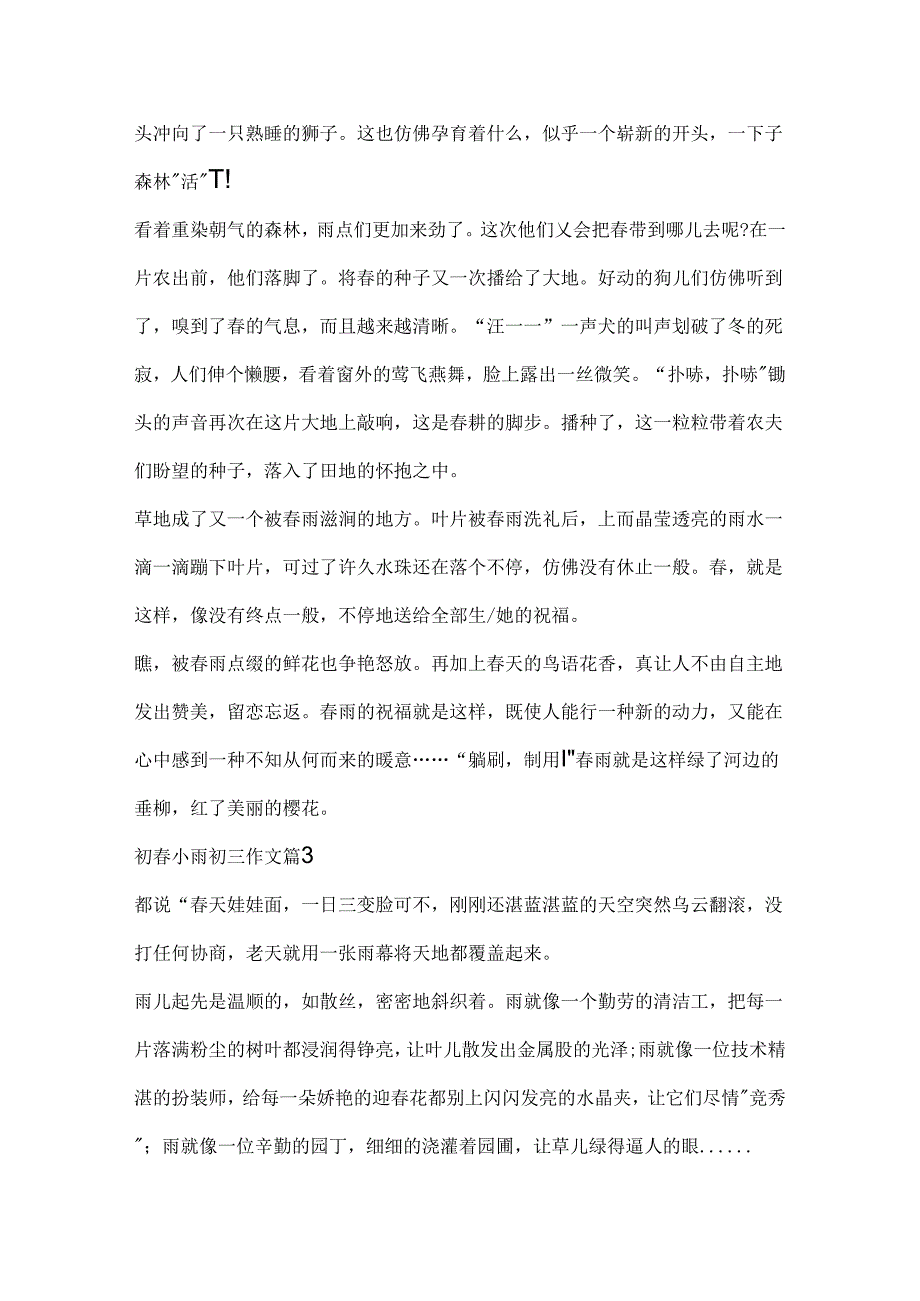 初春小雨初三作文.docx_第3页