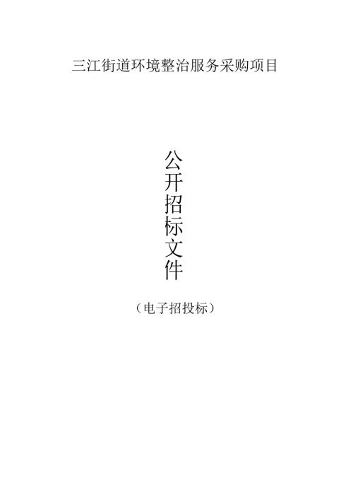 环境整治服务采购项目招标文件.docx