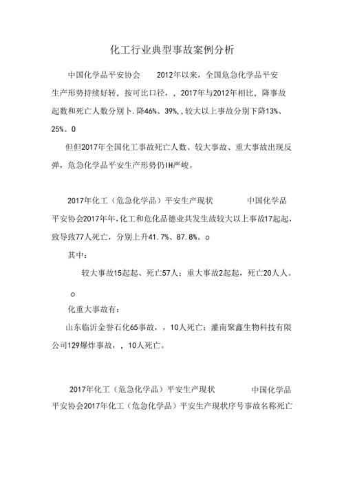 化工行业典型事故案例分析.docx
