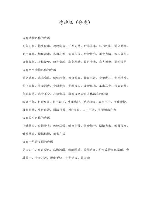 儿童成语学习大全.docx