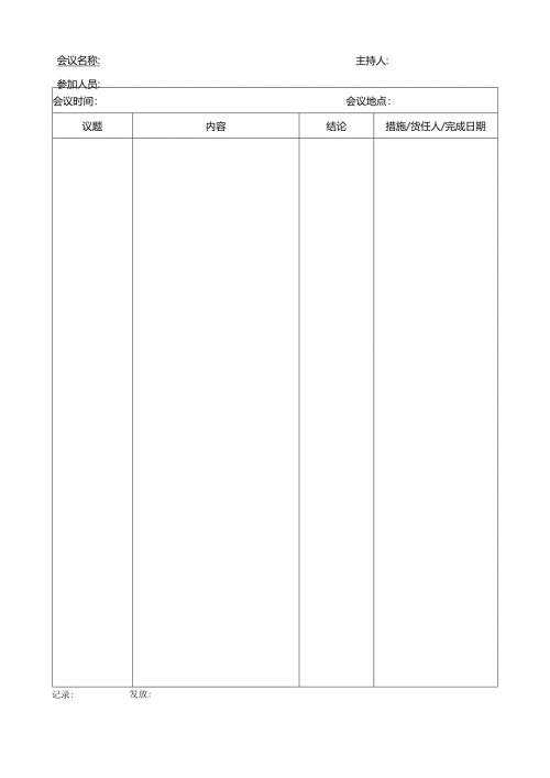 会议记录模板.docx