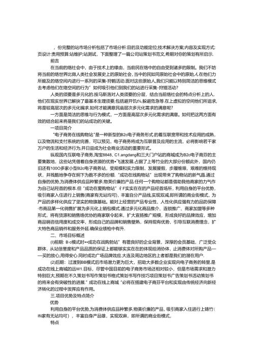 公司网站策划书范文.docx