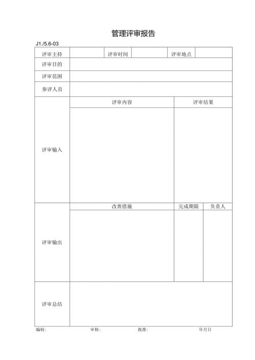 管理评审报告.docx
