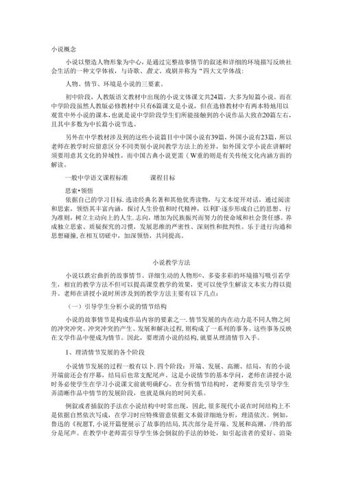 小说教学方法.docx