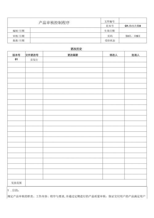 产品审核控制程序.docx