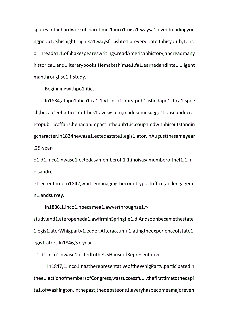 关于林肯的英文简介个人资料.docx_第3页