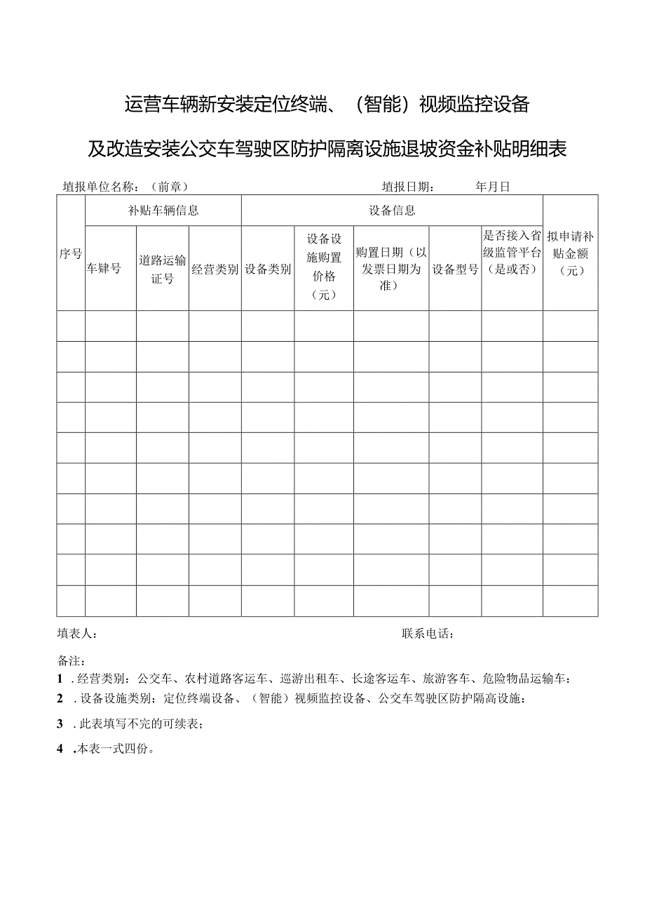 防护隔离设施退坡资金补贴明细表.docx_第1页
