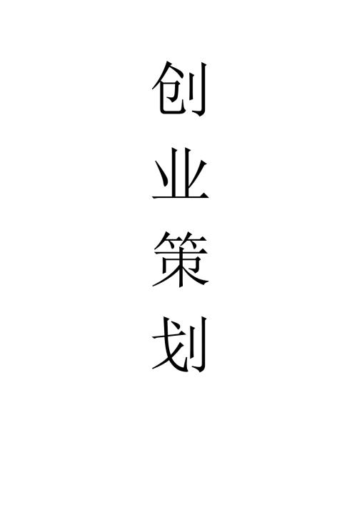 小饰品店项目创业策划书.docx