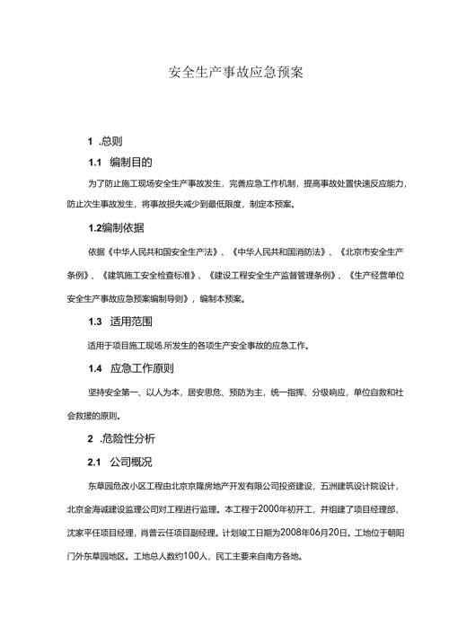 安全生产事故应急预案专题训练（5份）.docx