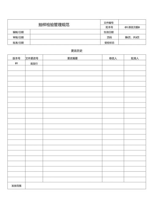 抽样检验管理规范.docx