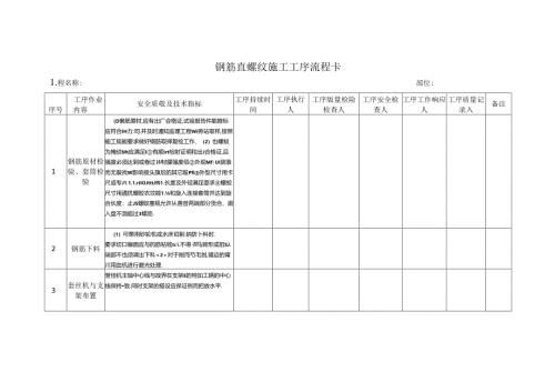 直螺纹工序流程卡.docx