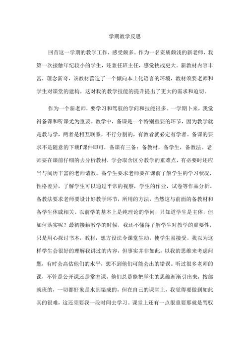 学期教学反思.docx