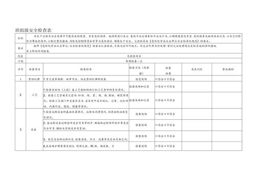 班组级安全检查表.docx