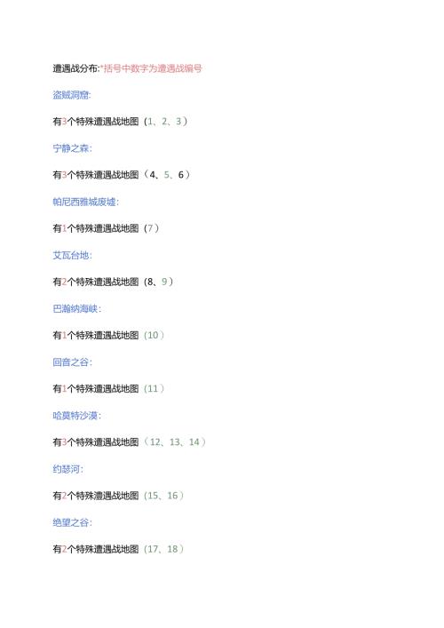 幻世录诸神黄昏至尊版攻略（遭遇战篇）.docx