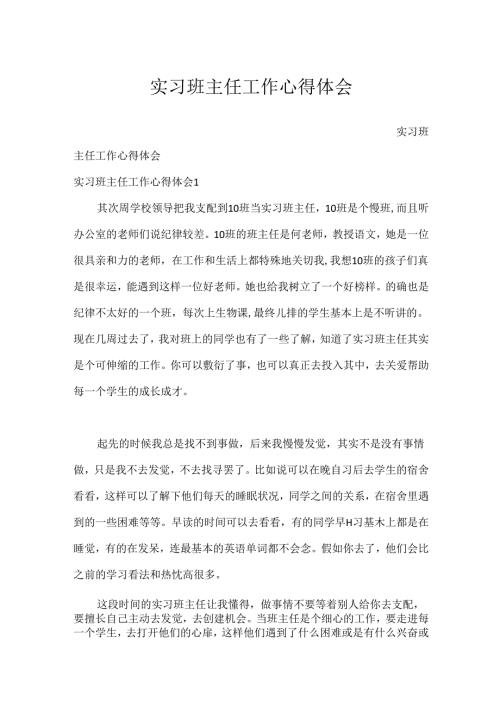实习班主任工作心得体会.docx