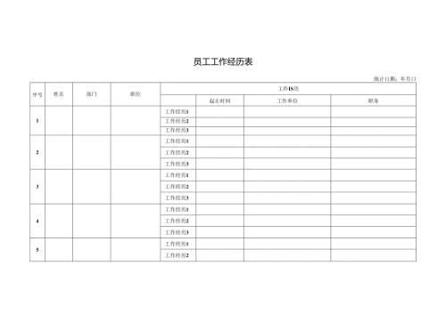 员工工作经历表.docx