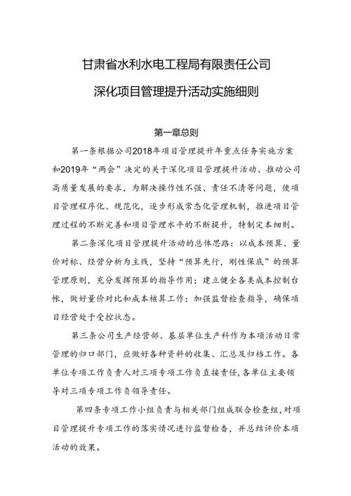 项目管理提升实施细则.docx
