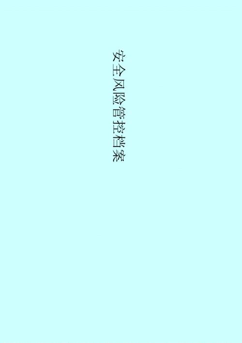 安全风险管控档案1.docx