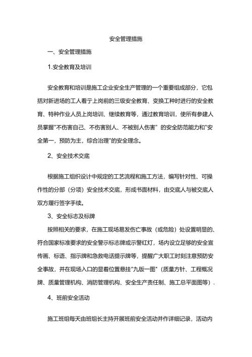 安全管理措施.docx