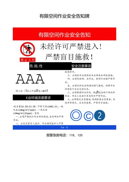 有限空间作业安全告知牌.docx