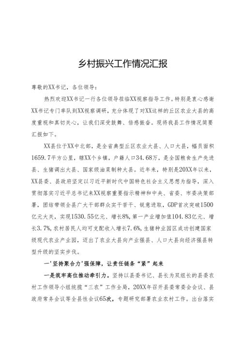 乡村振兴工作情况汇报.docx