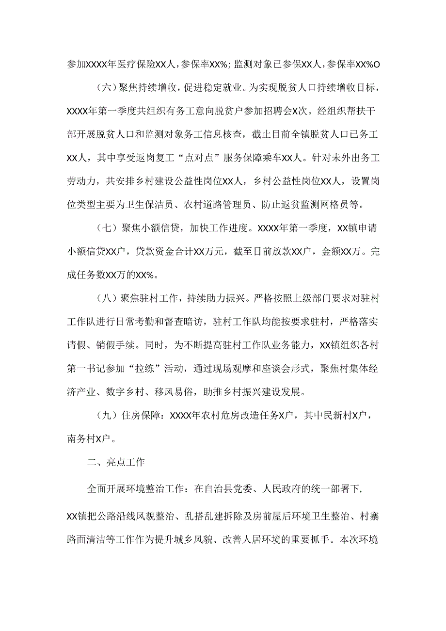 xx镇乡村振兴工作汇报范文.docx_第2页