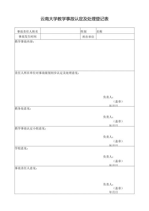 云南大学本、专科学生退学学生报批表.docx