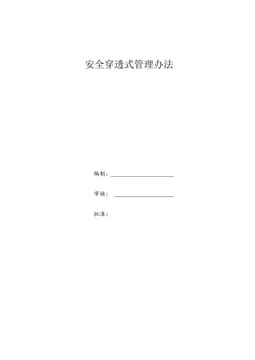 安全穿透式管理办法.docx