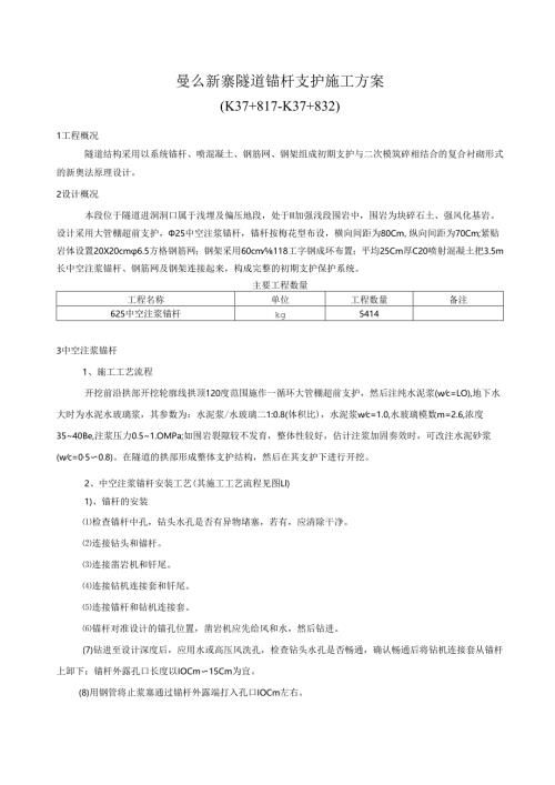 曼么新寨隧道锚杆支护、某高速公路工程冬季施工组织设计方案.docx