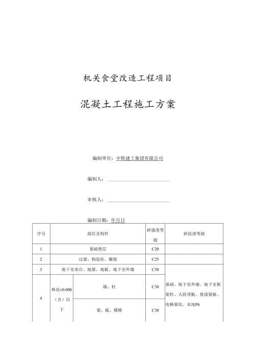 25-混凝土施工方案.docx
