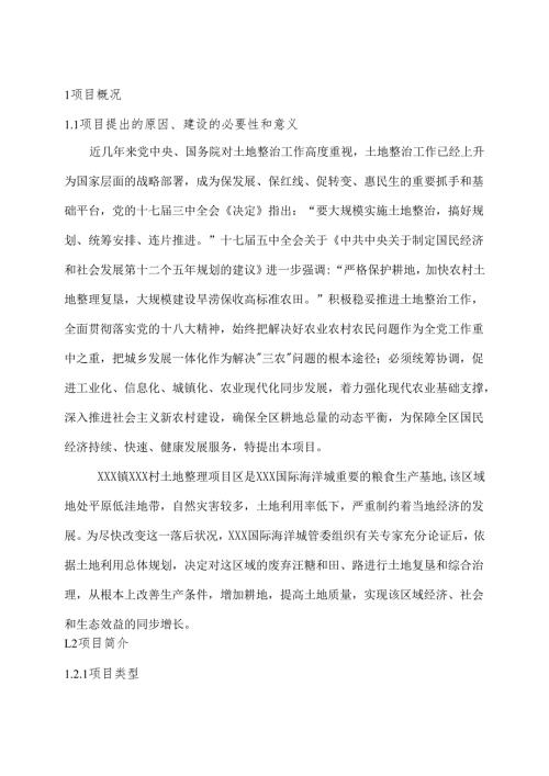XXX村乡村振兴土地整改可行性研究报告.docx