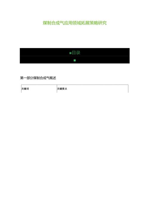 煤制合成气应用领域拓展策略研究.docx