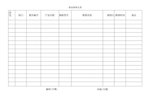 QR6.3-04模具维修记录表.docx