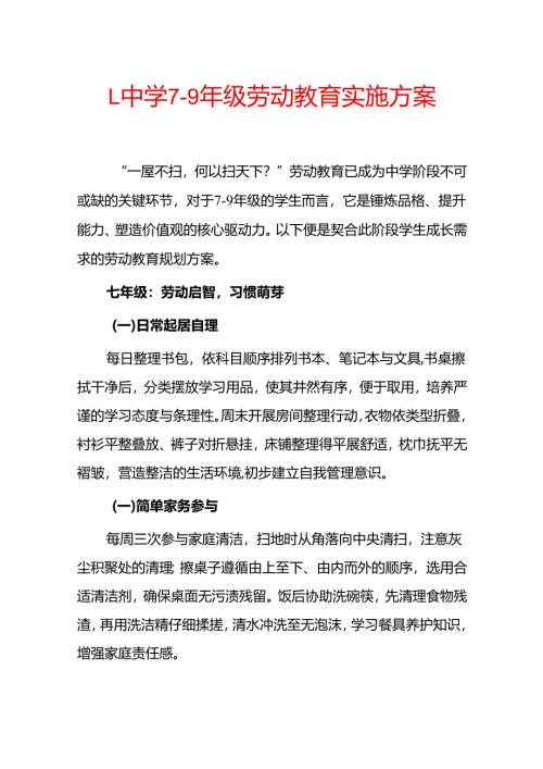 1.中学7-9年级劳动教育实施方案.docx