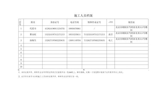 8施工人员档案.docx