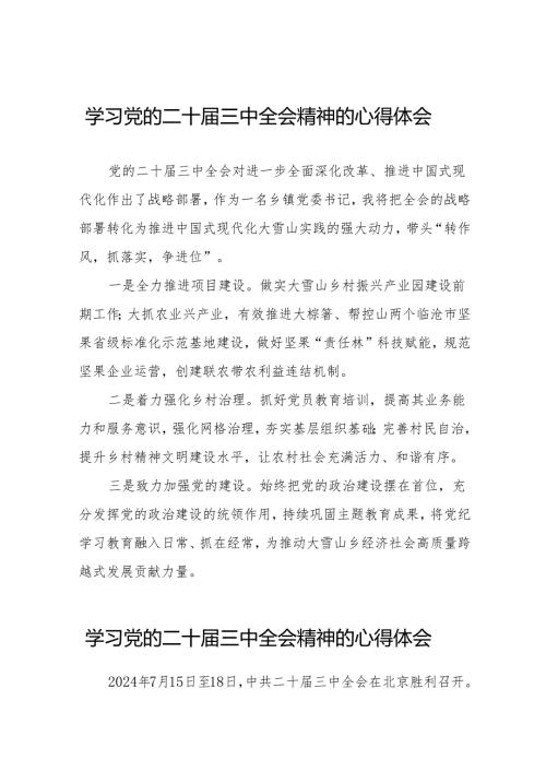 学习二十届三中全会的心得体会精品36篇.docx