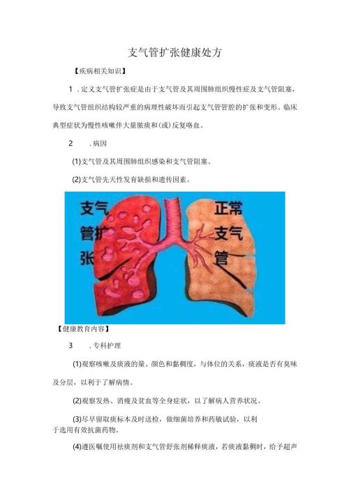 支气管扩张健康处方.docx