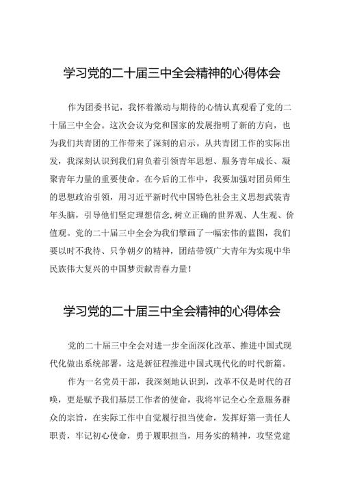 学习党的二十届三中全会的心得体会发言材料36篇.docx