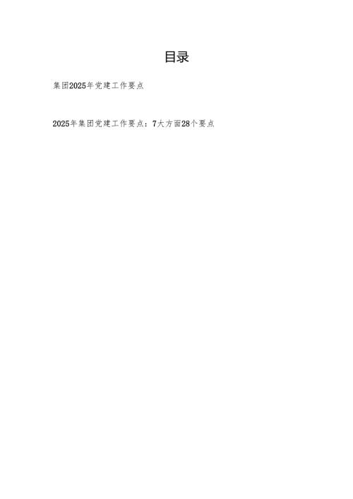 集团2025年党建工作要点2篇.docx