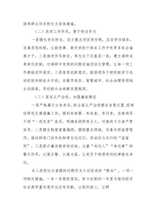 支部委员会2024-2025年度组织生活四个带头个人检查发言对照材料 八篇.docx
