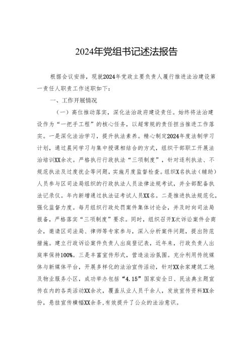 2024年党组书记述法报告.docx