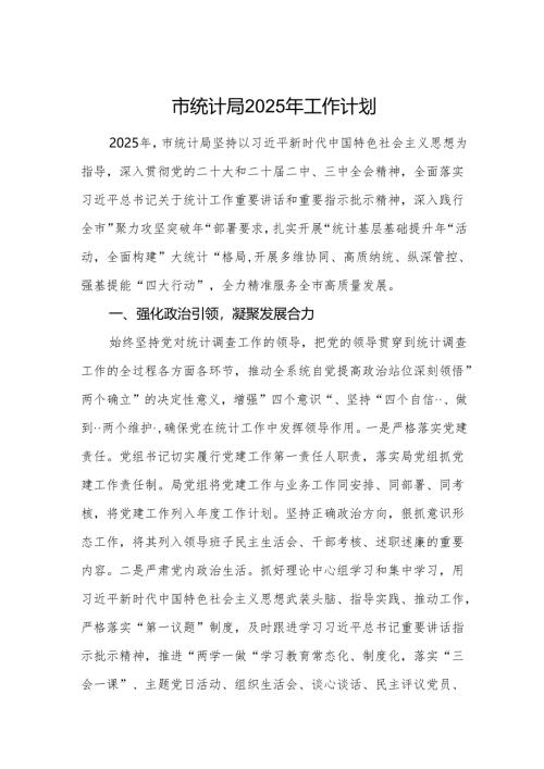 统计机关2025年工作计划范文.docx