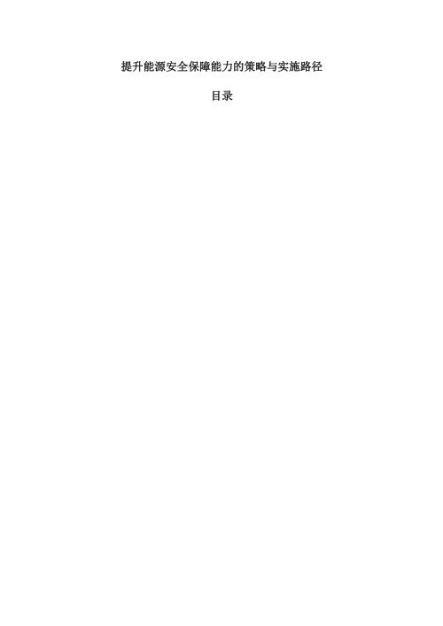 提升能源安全保障能力的策略与实施路径.docx