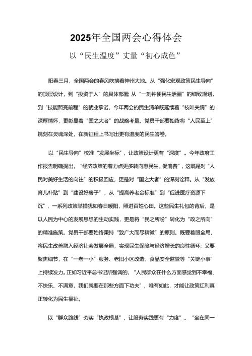 国企2025年全国两会精神发言稿最新多篇合集资料.docx