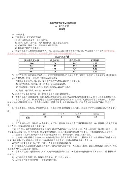 建筑装饰定额说明及计算规则.docx