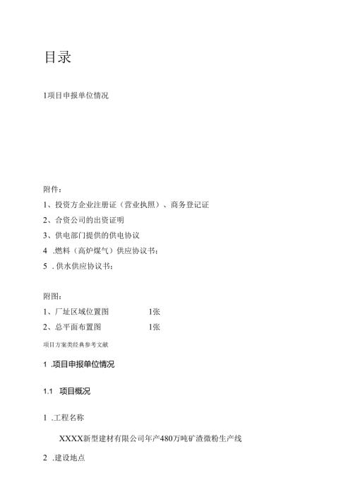 项目申请报告初稿修改(480万吨正式稿）.docx