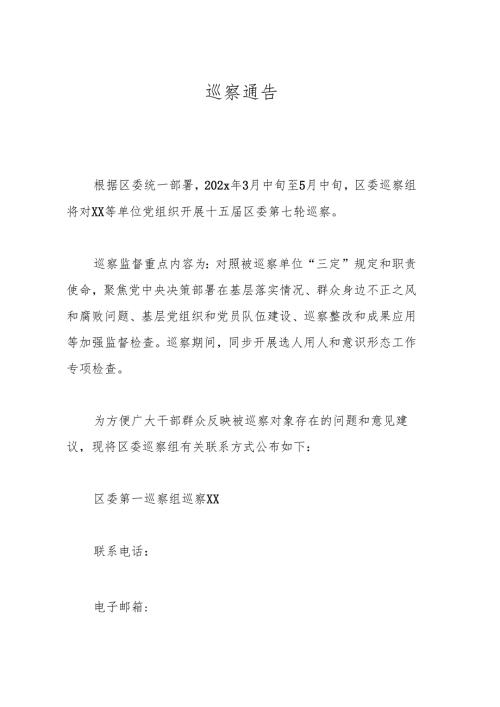 巡察通告.docx