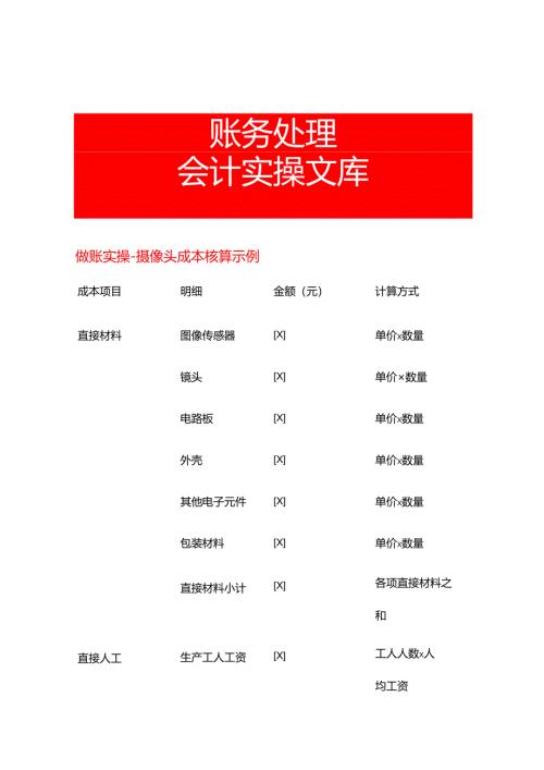 做账实操-摄像头成本核算示例.docx